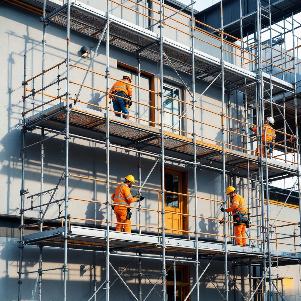 Andamios con Barrera