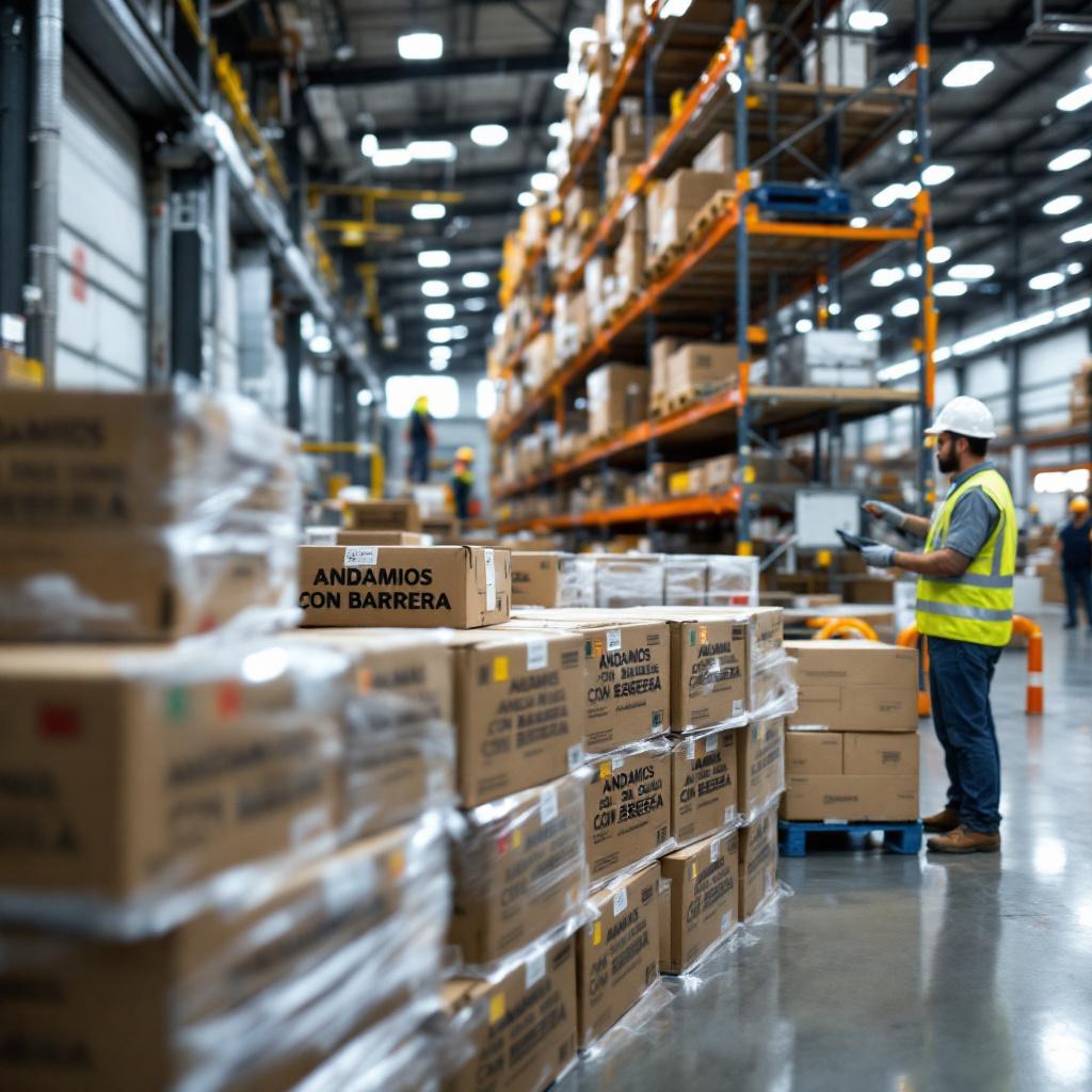 Andamios con Barrera