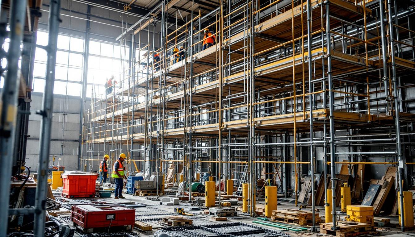 Andamios con Barrera